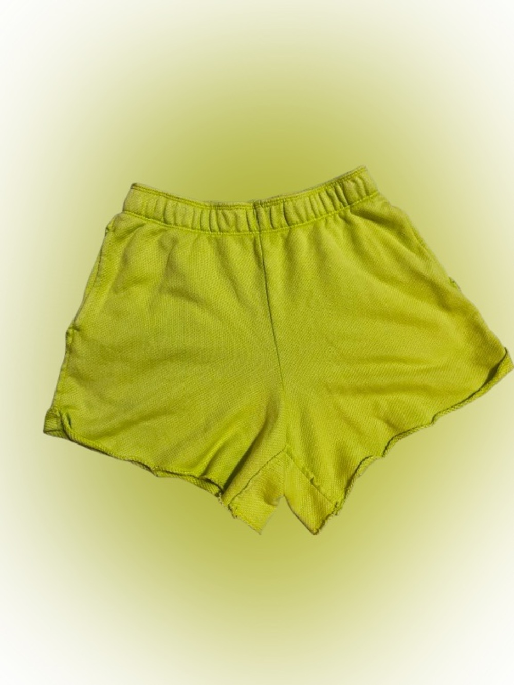 aerie Neon Lime Stretch Shorts Lounge Activewear Sz XS Super Soft